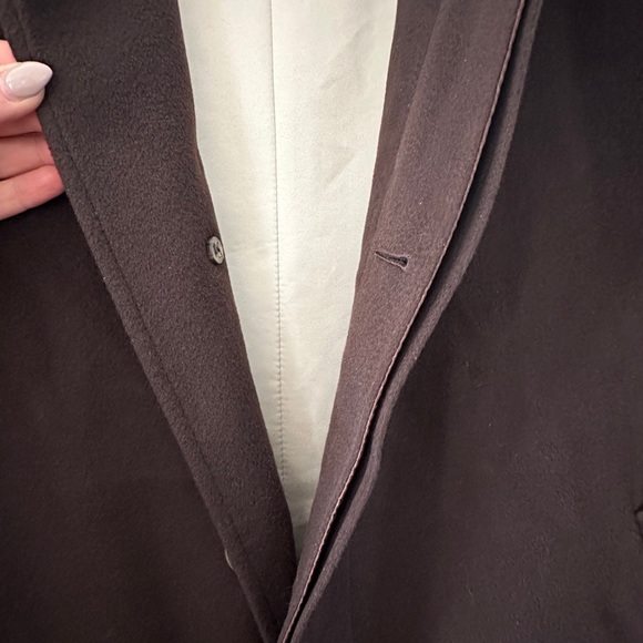 LORO PIANA: Storm System  - Long Jacket 💯% Cashmere Sz: Large - Picture 4 of 16